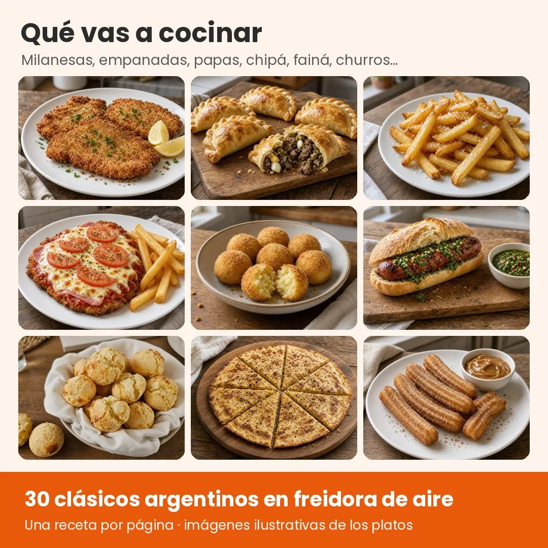 Recetas argentinas en freidora de aire (PDF)