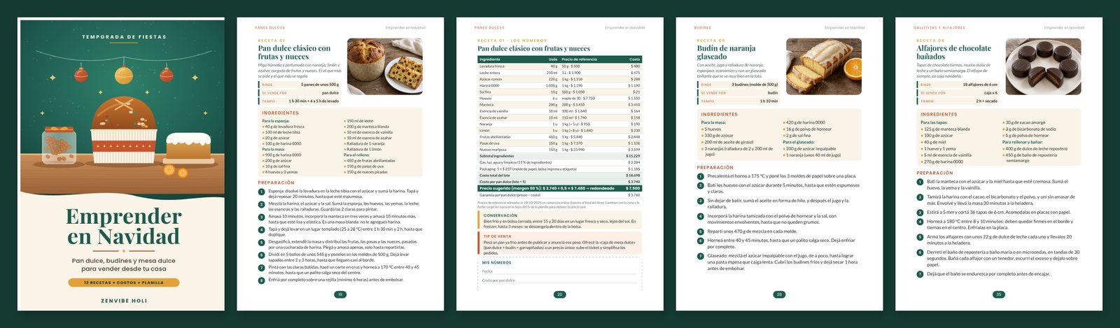 Emprender en Navidad: pan dulce y budines para vender (PDF)